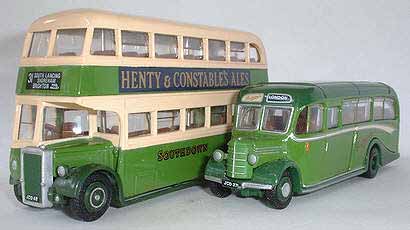 Southdown Leyland Titan & Bedford OB.